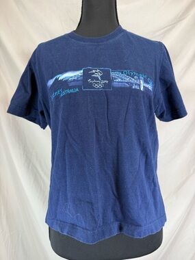 Sydney 2000 Summer Olympics Vintage Bonds Souvenir‎ T-Shirt - Harbor Graphic 🌉✨
